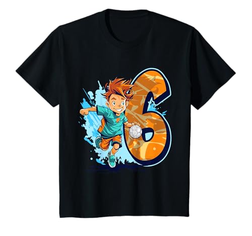 6 Jahre alter Junge – 6. Geburtstag Handball Kinder T-Shirt 6 Jahre alter Junge – 6. Geburtstag Handball Kinder T-Shirt von RF Handball Birthday Party Gifts