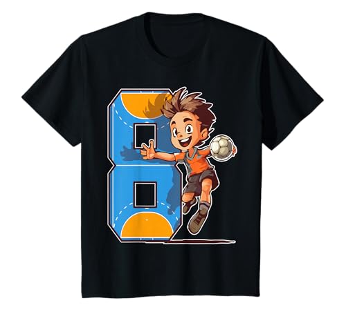 Handball zum 8. Geburtstag für Jungen T-Shirt Handball zum 8. Geburtstag für Jungen T-Shirt von RF Handball Birthday Party Gifts