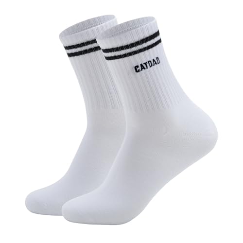 RF&CM Bestickte Socken, CATDAD Sportsocken Vatertag,Cat Dad Geschenk für Männer, Katzenliebhaber-Geschenk, Katzenpapa-Geschenk zum Geburtstag, Socken für Katzenliebhaber RF&CM Bestickte Socken, CATDAD Sportsocken Vatertag,Cat Dad Geschenk für Männer, Katzenliebhaber-Geschenk, Katzenpapa-Geschenk zum Geburtstag, Socken für Katzenliebhaber von RF&CM