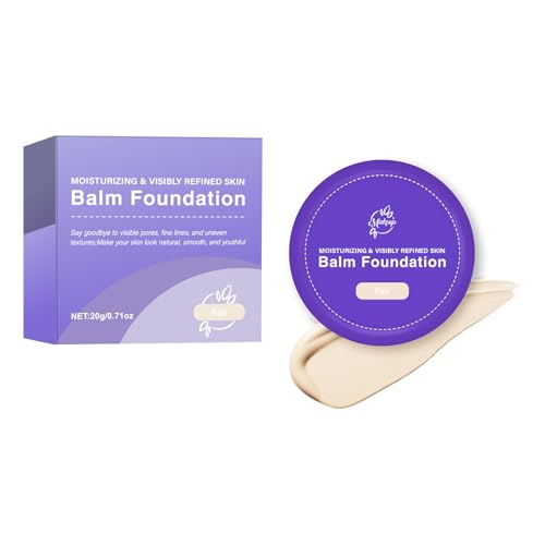 Balsam-Foundation für reife Haut, Anti-Aging-Foundation mit Feuchtigkeitsspender, kaschiert feine Linien und sorgt für ein seidiges Finish. Für alle Hauttypen von RFBKCSBDX