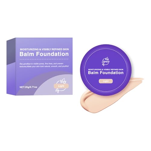 Balsam-Foundation für reife Haut, Anti-Aging-Foundation mit Feuchtigkeitsspender, kaschiert feine Linien und sorgt für ein seidiges Finish. Für alle Hauttypen von RFBKCSBDX