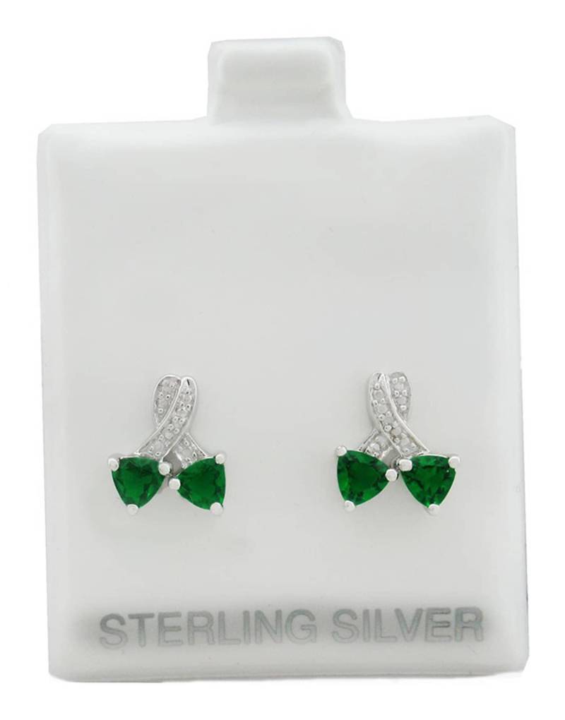 Smaragd Und Diamond Ohrringe. 1, 38 Cts von RFRCorp