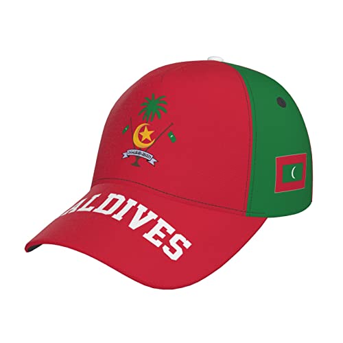 RFSHOP Malediven Flagge Malediven Baseball Cap Full Print Erwachsene Männer Hut Patriotismus Supporter Fußball Caps Schwarz, #1454, One size RFSHOP Malediven Flagge Malediven Baseball Cap Full Print Erwachsene Männer Hut Patriotismus Supporter Fußball Caps Schwarz, #1454, One size von RFSHOP