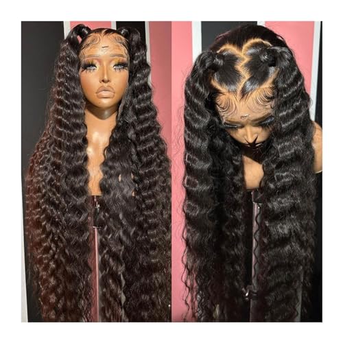 Perücken 4x4 5x5 13x4 13x6 vorgeschnittene leimlose Perücke Echthaar tiefe Welle Frontalperücke HD Spitze Wasserwelle Echthaar Lace Front Perücke for Frauen Perücke fasching(Color:4x4 Precut Lace Wig, Perücken 4x4 5x5 13x4 13x6 vorgeschnittene leimlose Perücke Echthaar tiefe Welle Frontalperücke HD Spitze Wasserwelle Echthaar Lace Front Perücke for Frauen Perücke fasching(Color:4x4 Precut Lace Wig, von RFSHOPQW
