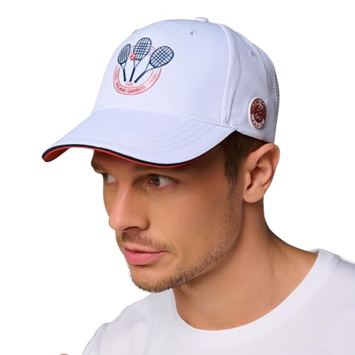 ROLAND GARROS Unisex Golf Adn Baseballkappe, weiß, one Size von ROLAND GARROS