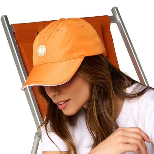 ROLAND GARROS Unisex Microfibre Baseballkappe, Orange, one Size von ROLAND GARROS