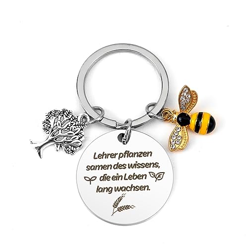 RGHSZ Schlüsselanhänger Lehrer,Geschenke für Lehrerinnen,Geschenke für Lehrer,Dankeschön Geschenke,Coole Geschenke für Lehrer,Lehrer Geschenke,Dankeschön Geschenke Erzieherin,Geschenke für Erzieher von RGHSZ