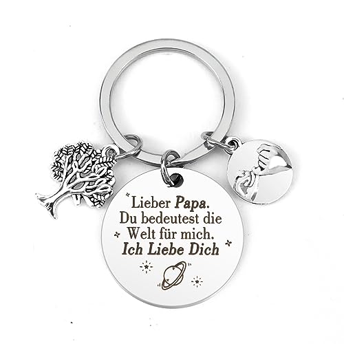 RGHSZ Schlüsselanhänger Papa,Geschenke für Papa,Vatertagsgeschenk Schlüsselanhänger,Geschenke Vatertag,Geschenke für Papa Weihnachten,Geschenke für Väter Zum Geburtstag,Beste Papa Geschenke von RGHSZ