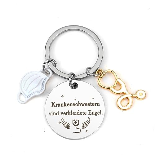 Krankenschwester Geschenke,Krankenschwester Pflege Zubehör,Schlüsselanhänger Krankenschwester,Personalisierte Geschenke Unter 10 Euro,Geschenke Für Pflegekräfte,Danke Geschenk,Medizinstudent Geschenk von RGHSZ