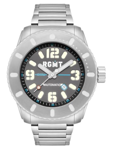RGMT Herrenuhr All-Brite Automatik mit Edelstahlband 100 ATM Saphirglas RG-8053-55 von RGMT