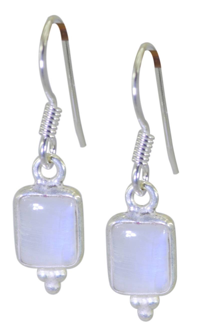 Regenbogen Mondstein Ohrring - Solide Silber Weißer Versorgung Schmuck Muttertag Geschenk-Sz Inc 1-2 Regenbogen Mondstein Ohrring - Solide Silber Weißer Versorgung Schmuck Muttertag Geschenk-Sz Inc 1-2 von RGPL