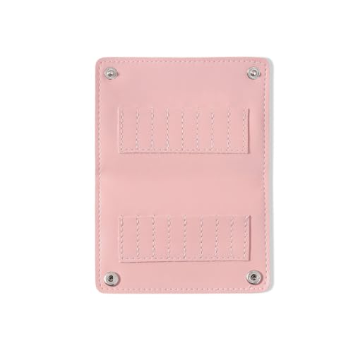 20 Schlitz-Nägel, Techniker-Organizer, PU-Leder, Aufbewahrungsbeutel, Schnappverschluss, trendig, tragbar, Bohrer-Träger mit mehreren Fächern, PU von RGYBAO