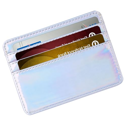 RGYBAO Ausweishülle aus PU-Leder für Banken, Kreditkarten, mehrere Fächer, dünne Hüllen für Damen und Herren, silber, Mass Beauty RGYBAO Ausweishülle aus PU-Leder für Banken, Kreditkarten, mehrere Fächer, dünne Hüllen für Damen und Herren, silber, Mass Beauty von RGYBAO