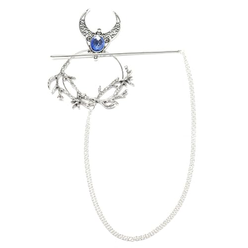 RGYBAO Einzigartiges Hexen-Haarnadel-Verzierungsset, eleganter Haarstab mit magischer Hexe, inspiriert für Versammlungen von RGYBAO