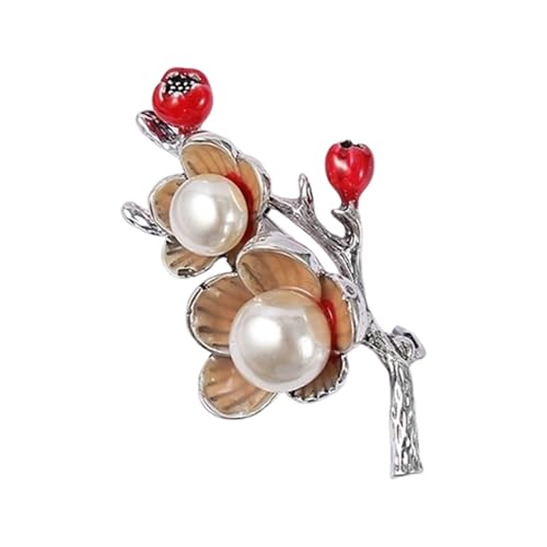 RGYBAO Modische Anstecknadel mit raffinierten Tieren und tropfendem Öl-Design, kontrastierendes Accessoire für Partyzubehör, Kostüme, As picture show, Metall, Kein Edelstein von RGYBAO