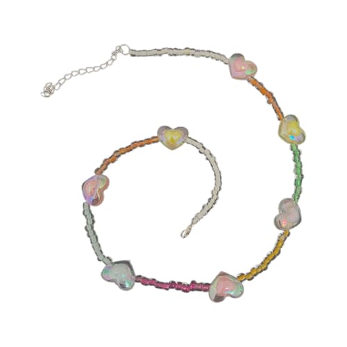 RGYBAO Schöne Blumen-Schlüsselbeinkette, inspiriert von der Natur, Gewächshaus-Designs, tragbar, stabil, Schmuck, Geschenke für Frauen und Mädchen, 21-50cm, Gemischte Materialien, Kein Edelstein von RGYBAO