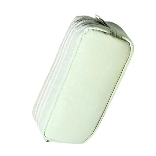 RGYBAO Tragbares Federmäppchen, großes Fassungsvermögen, Stifteetui, Schule, Bürobedarf für Studenten, geräumige Aufbewahrung, grün, 20x6x8.5cm von RGYBAO