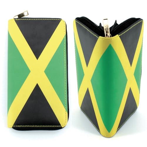Damen Geldbörse Geldbörse Card Bag Classic Jamaica Reggae Lion, Jamaikanisch von RGYLION