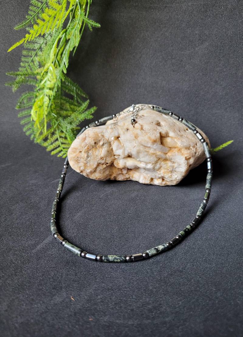 Kambaba Jaspis Kette Chic Elegant Für Ihn 4You Geburtstag Vatertag Weihnachten Alltag Freizeit Event Ver. Designs U. Längen Gratisvers Kambaba Jaspis Kette Chic Elegant Für Ihn 4You Geburtstag Vatertag Weihnachten Alltag Freizeit Event Ver. Designs U. Längen Gratisvers von RHEINSTONE