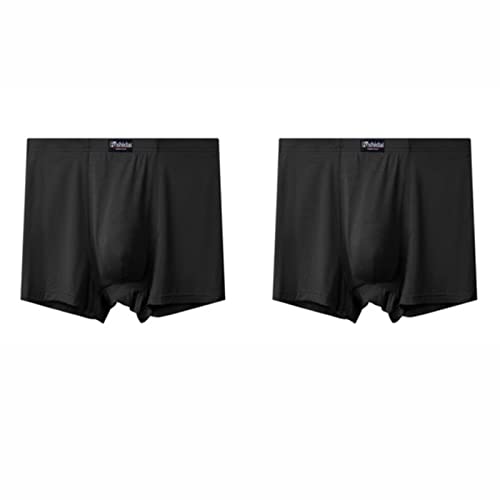 RHNTGD Boxershorts Herren Große Größe 4 Stücke Große Größe Unterwäsche Für Männer Plus Höschen Boxer Oversize Unterhosen Große Unterwäsche Lose Shorts 10Xl 12Xl 6XL 8Xl-2Pcs Black,10Xl Weight 150Kg von RHNTGD