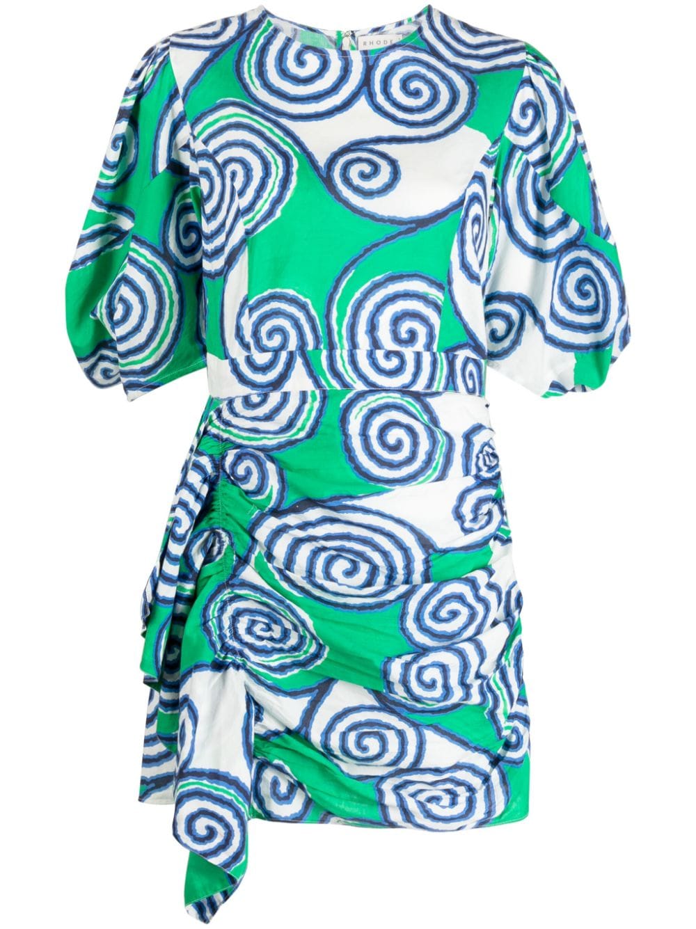 RHODE Kleid mit grafischem Print - Grün von RHODE