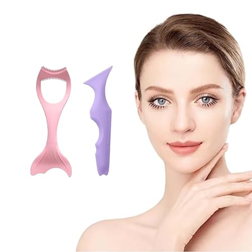 RHQFDM Eyeliner Schablone Set 2 Stück Eyeliner Schablone für Anfänger Multifunktions Silikon Make Up Schablone Make-up-Tools für Schönheitsliebhaber von RHQFDM