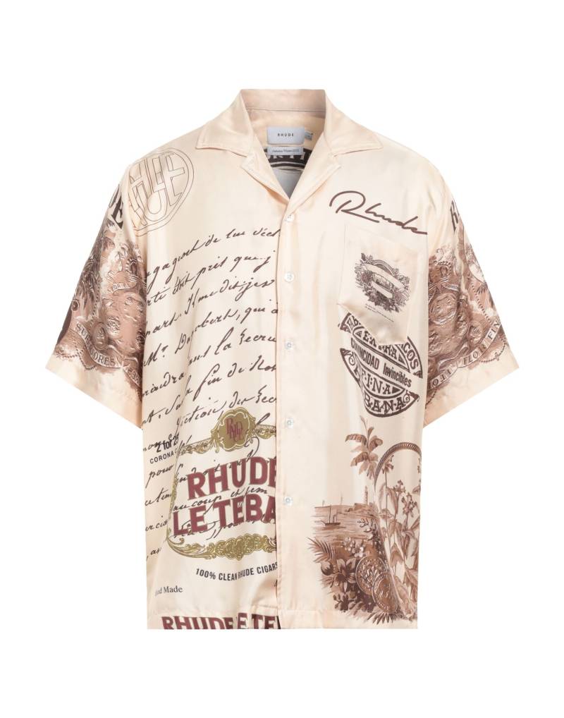 RHUDE Hemd Herren Beige von RHUDE