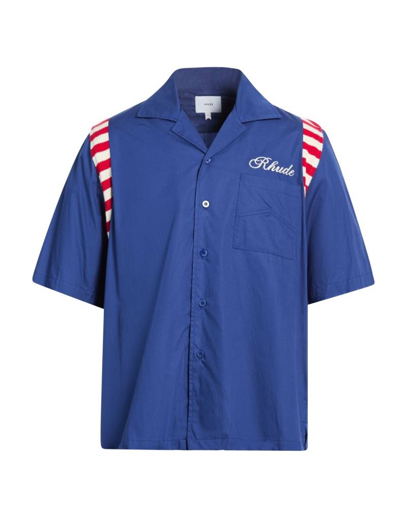 RHUDE Hemd Herren Marineblau von RHUDE