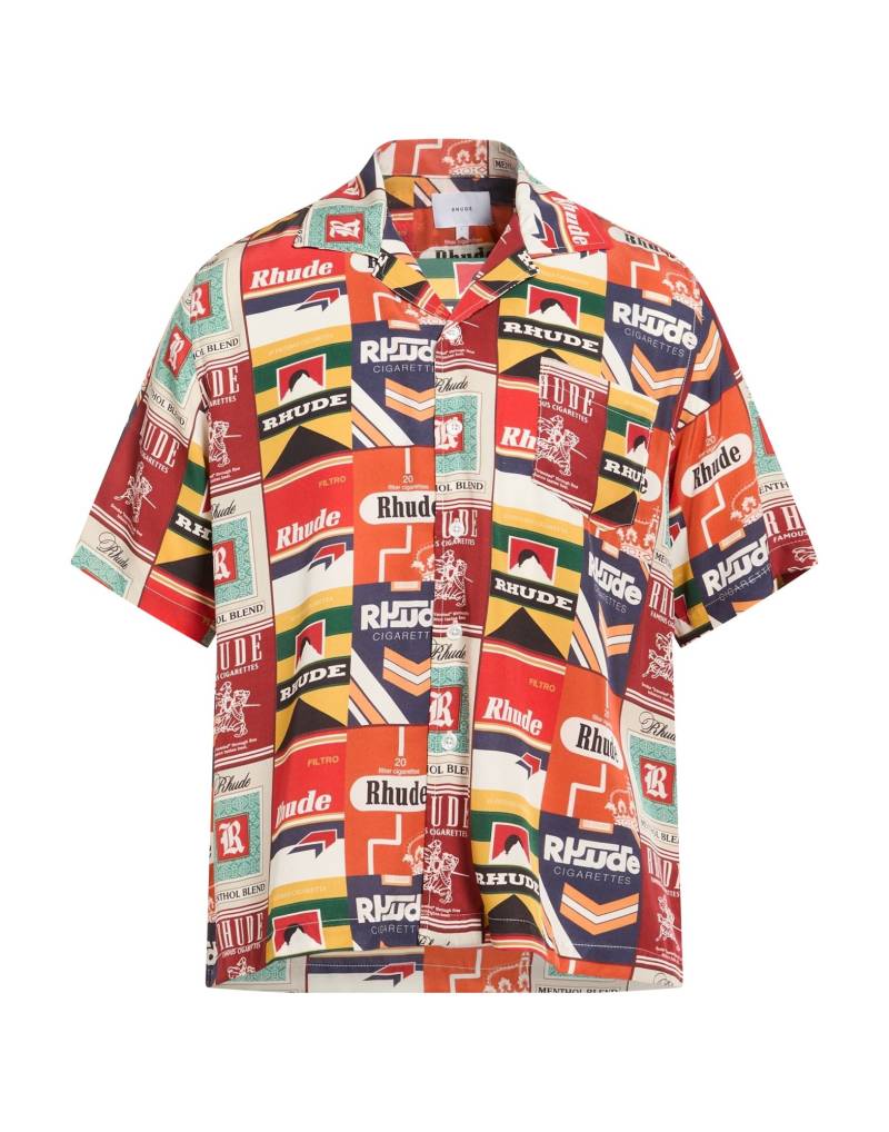 RHUDE Hemd Herren Rot von RHUDE