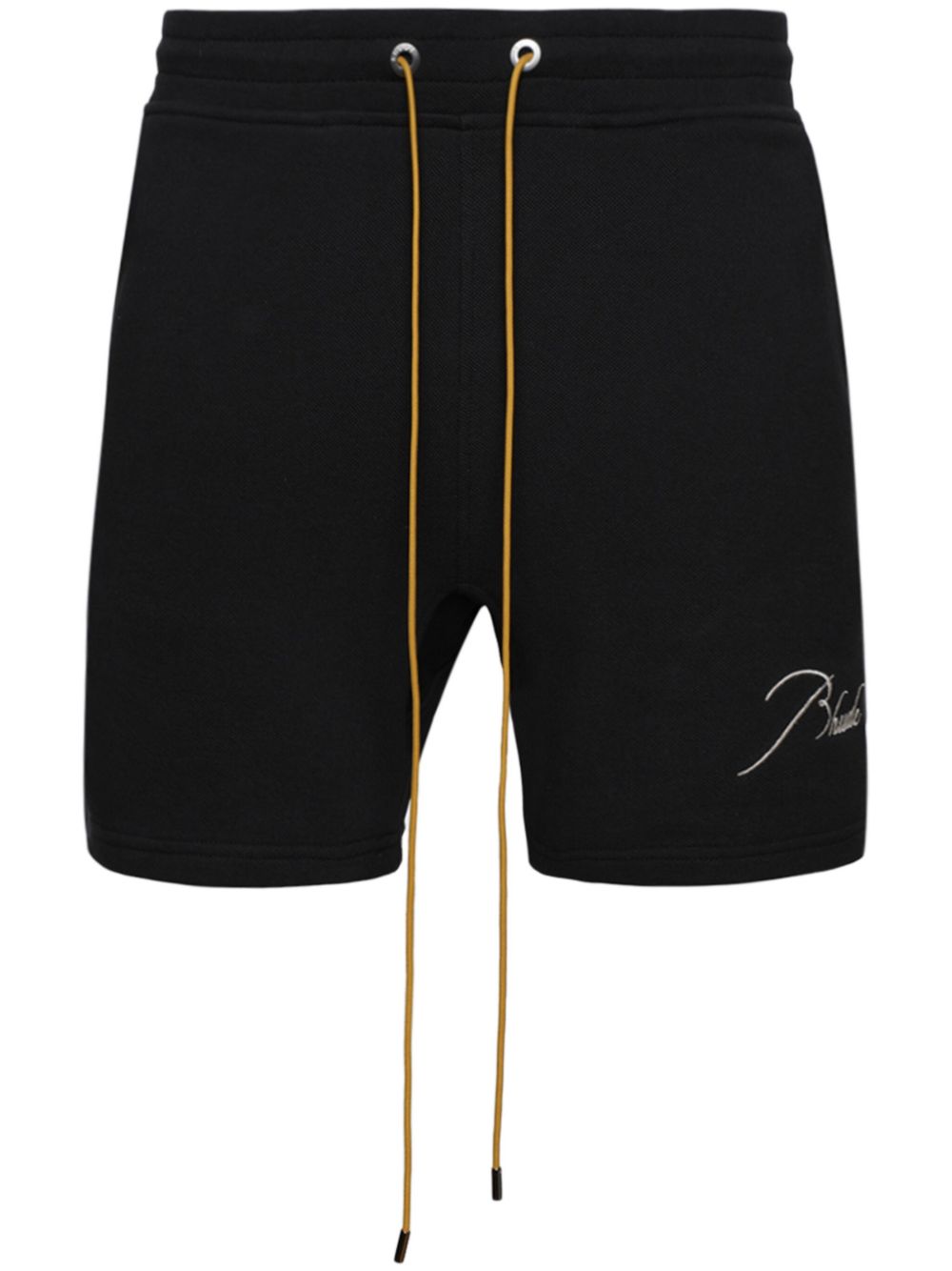 RHUDE Joggingshorts mit Logo-Stickerei - Schwarz von RHUDE