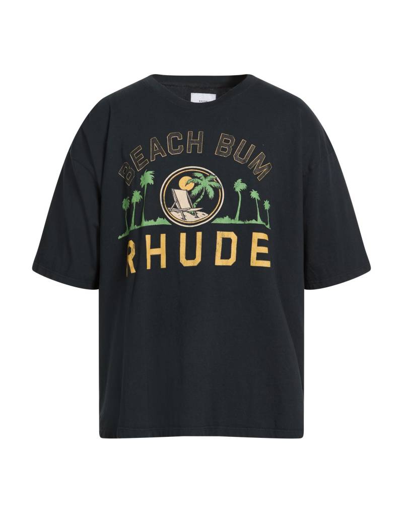 RHUDE T-shirts Herren Schwarz RHUDE T-shirts Herren Schwarz von RHUDE