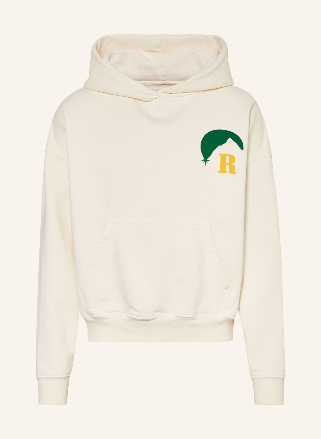 Rhude Hoodie Moonlight weiss von RHUDE