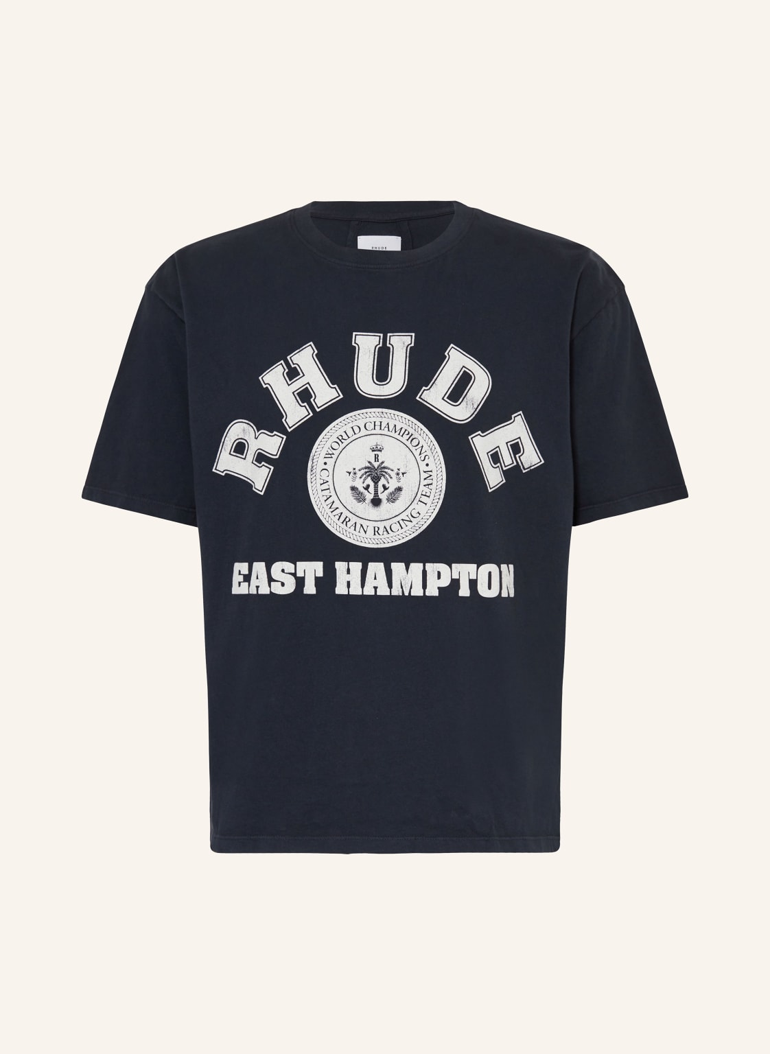 Rhude T-Shirt Hampton Catamaran schwarz von RHUDE