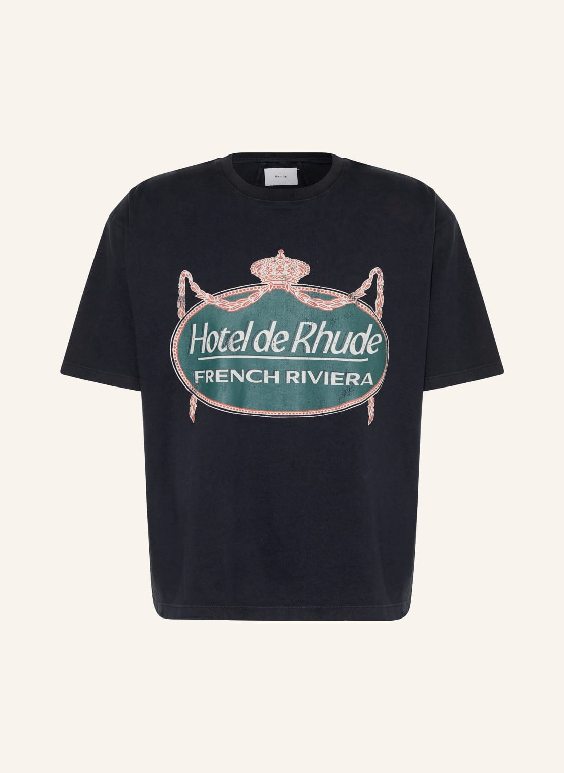 Rhude T-Shirt Riviera schwarz von RHUDE