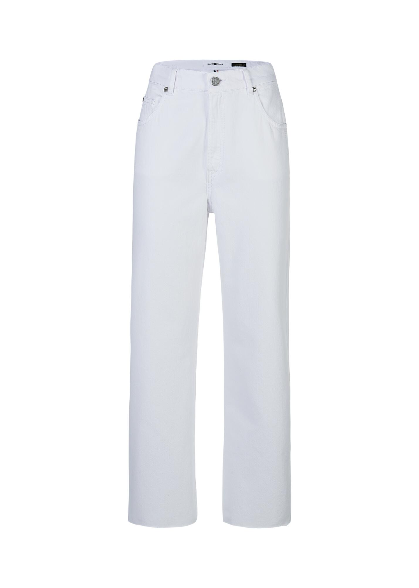 RIANI - Hose straight fit white - Gr. - 38 von RIANI