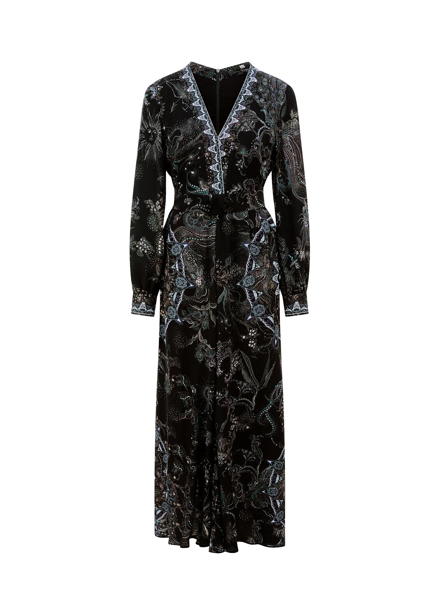 RIANI - Kleid black patterned - Gr. - 40 von RIANI