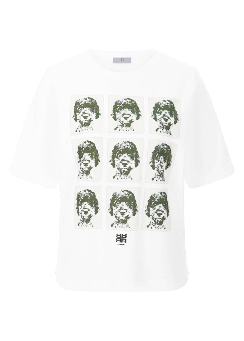 RIANI - Shirt mit Arm white patterned - Gr. - 36 von RIANI