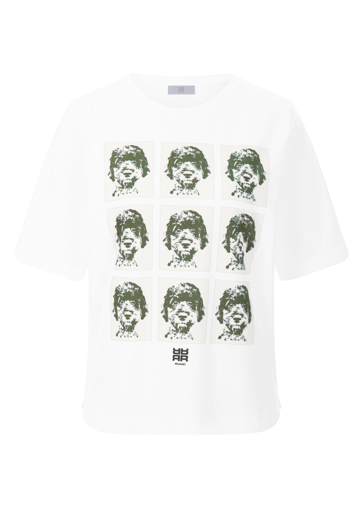 RIANI - Shirt mit Arm white patterned - Gr. - 40 von RIANI