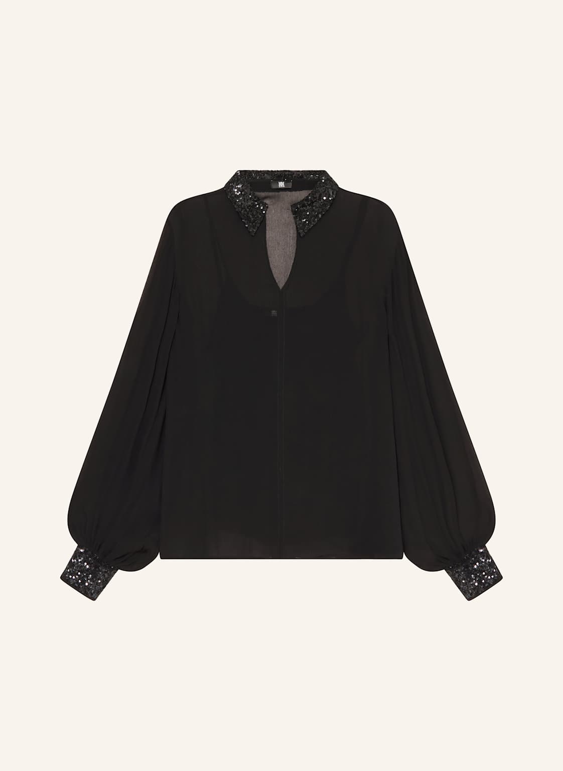 Riani Blusenshirt Mit Pailletten schwarz von RIANI