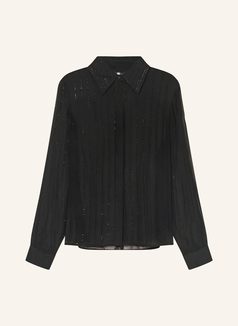 Riani Hemdbluse Mit Schmucksteinen schwarz von RIANI