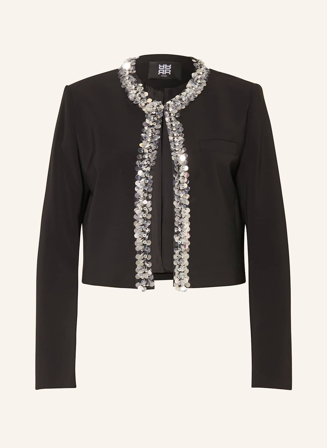 Riani Kastenjacke Mit Pailletten schwarz von RIANI