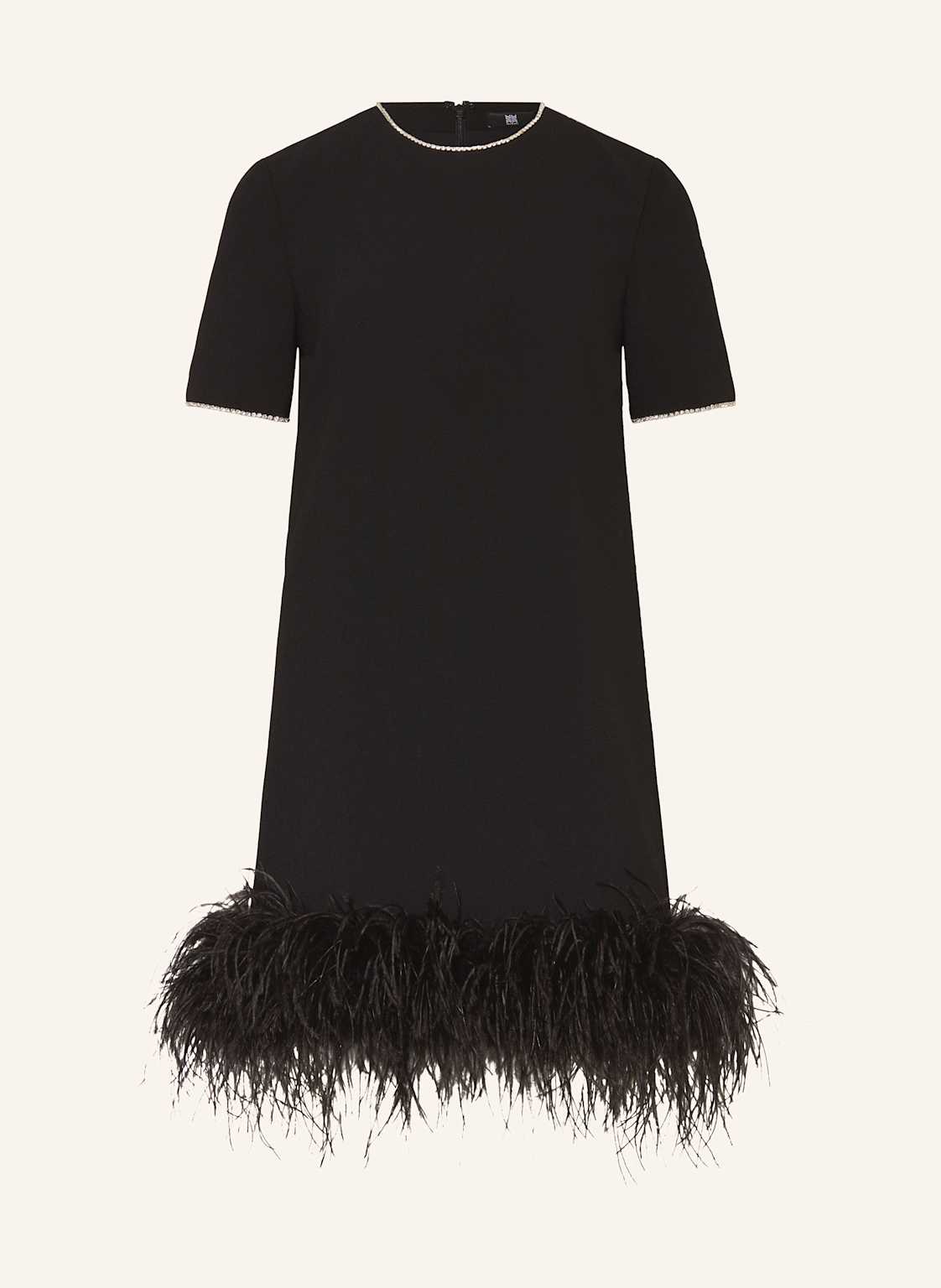 Riani Kleid Mit Schmucksteinen schwarz von RIANI