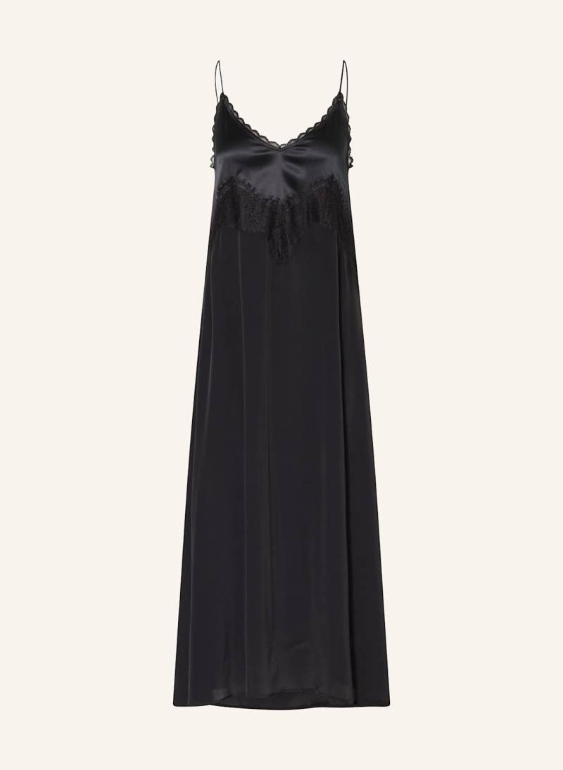 Riani Kleid Mit Seide Und Spitze schwarz von RIANI