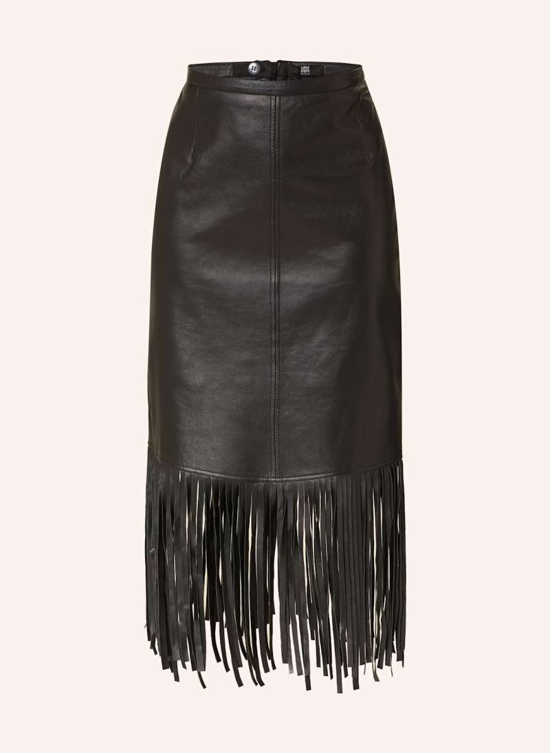 Riani Lederrock schwarz von RIANI