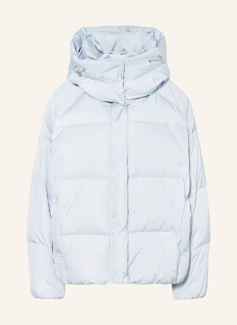 Riani Oversized-Steppjacke Mit Abnehmbarer Kapuze blau von RIANI