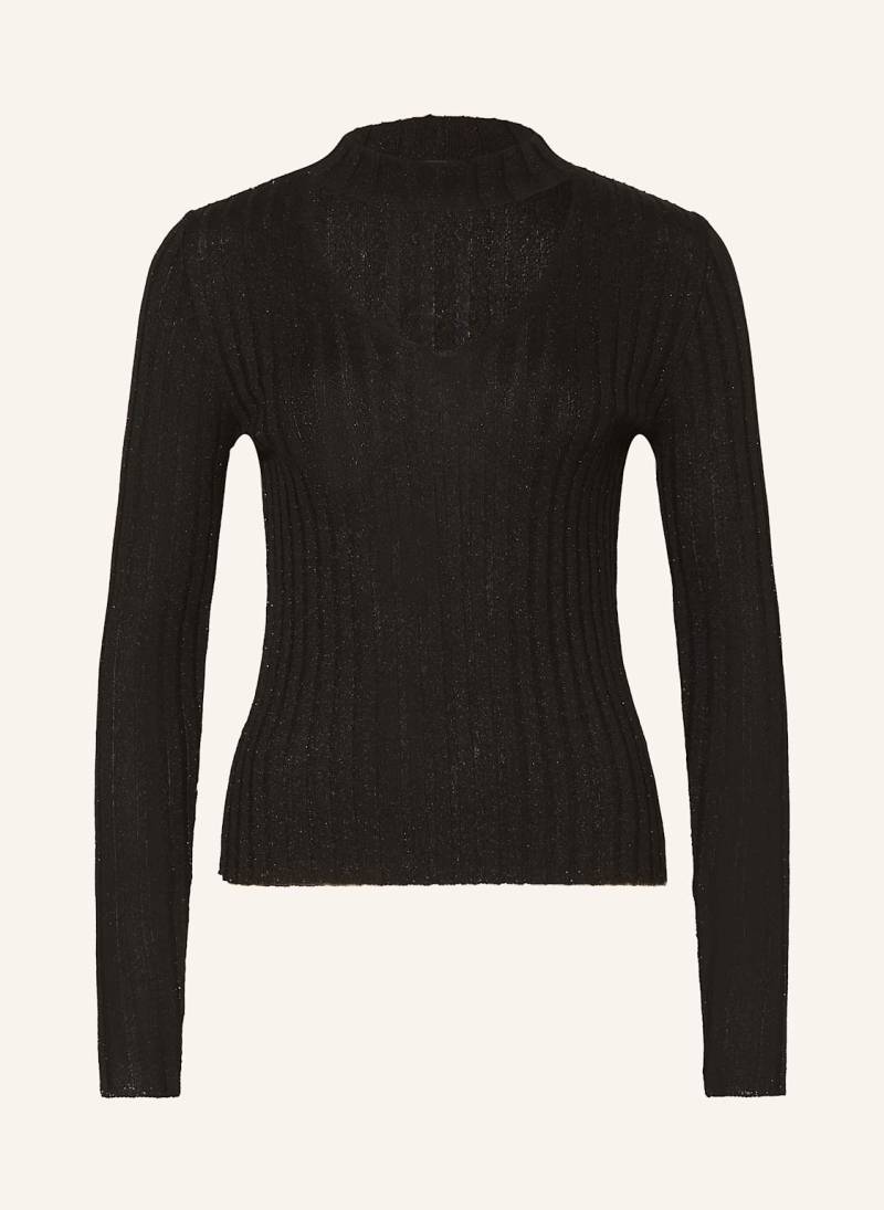 Riani Pullover Mit Cut-Outs Und Glitzergarn schwarz von RIANI