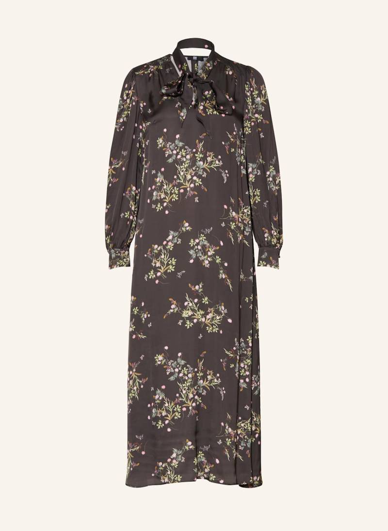 Riani Satinkleid Mit Abnehmbarer Schluppe braun von RIANI