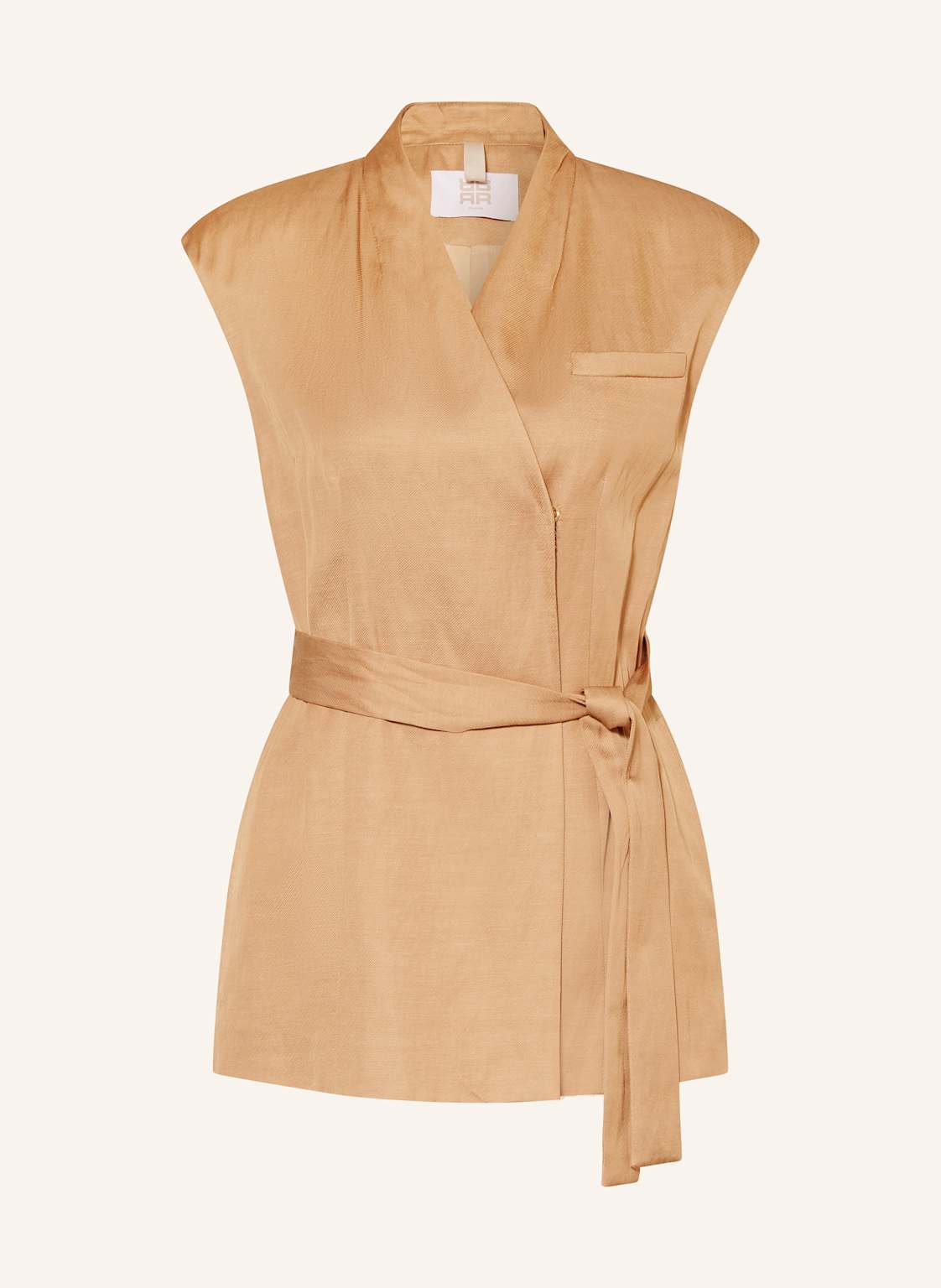 Riani Satinweste Mit Leinen beige Riani Satinweste Mit Leinen beige von RIANI