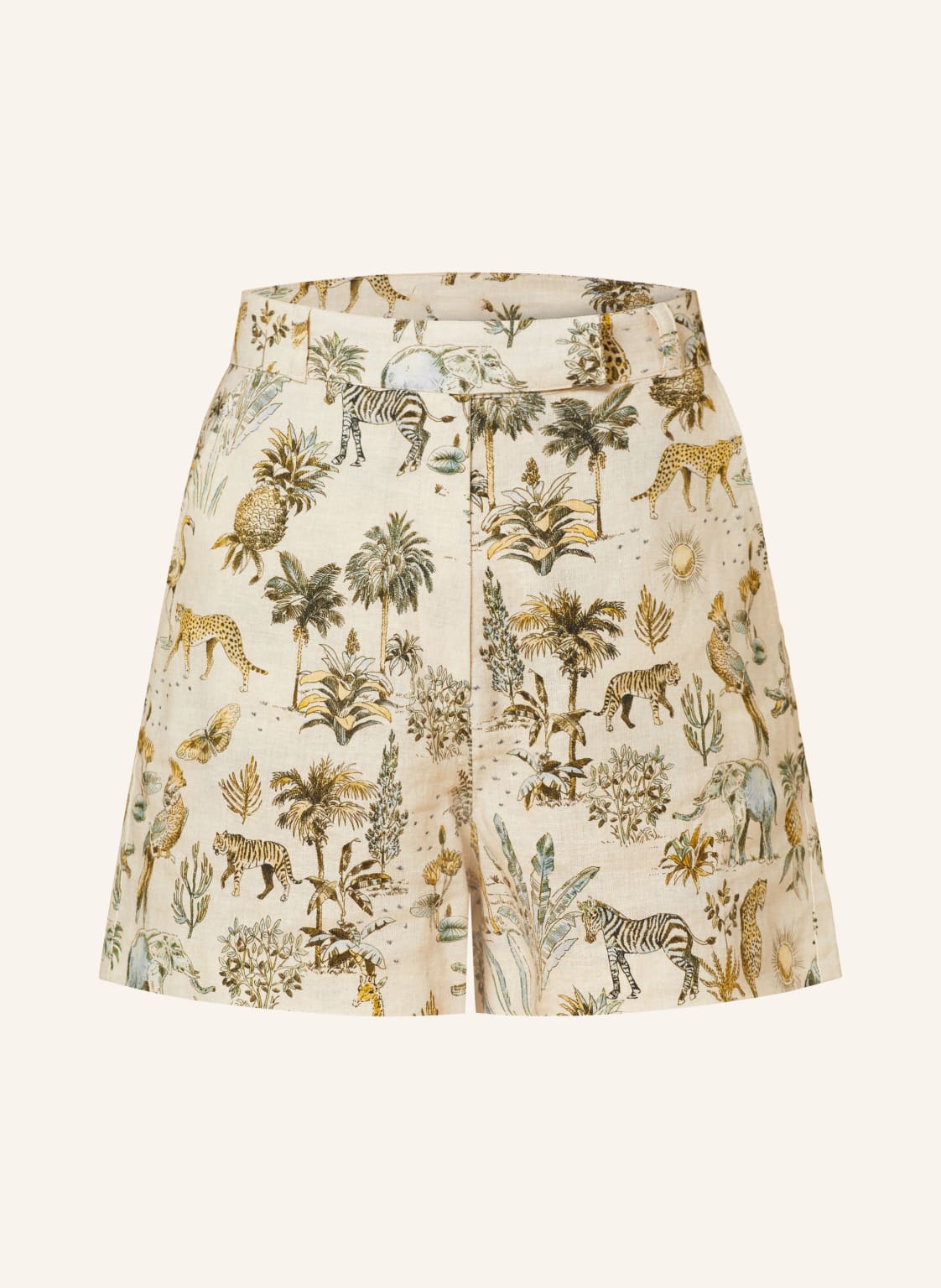 Riani Shorts Mit Leinen beige von RIANI