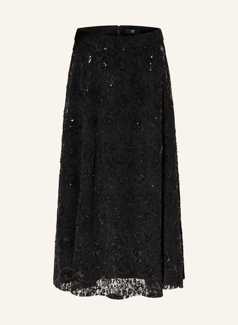 Riani Spitzenrock Mit Pailletten schwarz von RIANI
